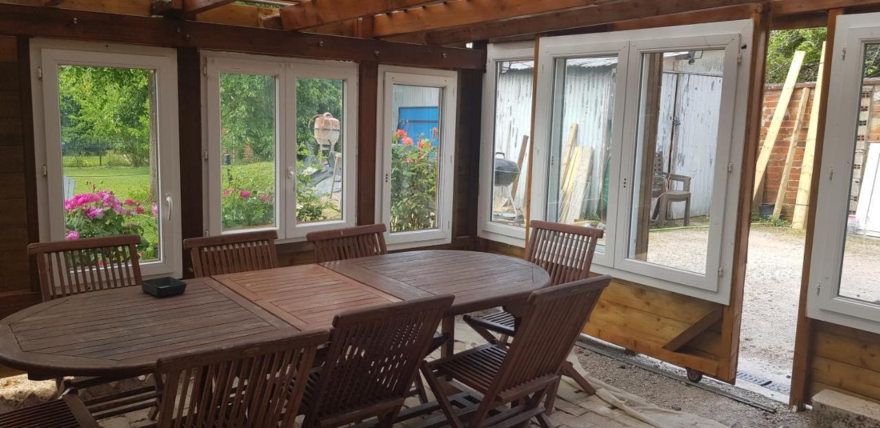 T4 Climatise A 20 Mn De Disney Et 50 De Paris Dans Jolie Maison Briarde Mortcerf Exteriör bild